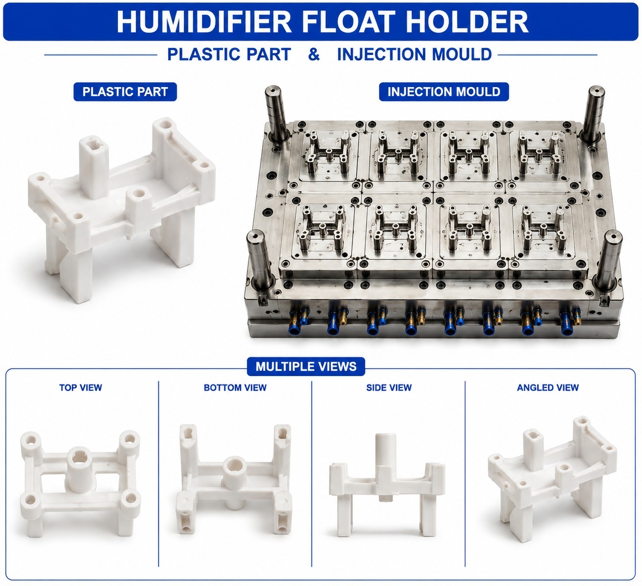 Humidifier Plastic Float Holder Mould and Moulding Service